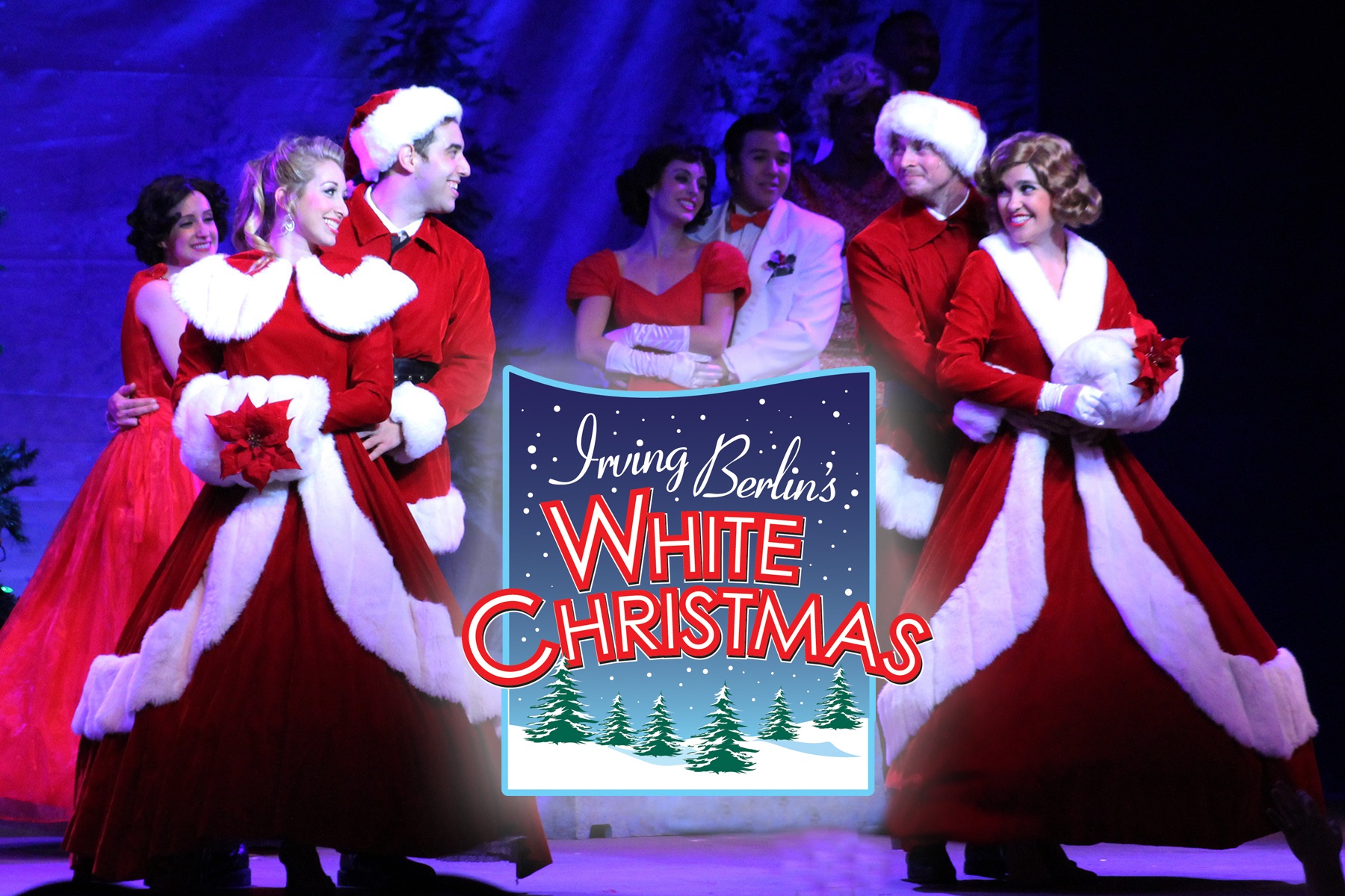 White Christmas with logo - Dutch Apple Dinner Theatre